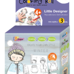 STICK'NLittle Designer Coloring Roll WINTER