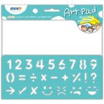 Stick'n Art Pads+ NUMBERS STAMP
