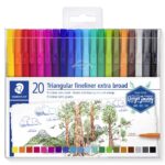 STAEDTLER 20 BROADLINER COLORING PENS