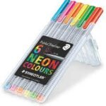 Staedtler Triplus 334 Sb6Cs3 Fineliner - Set Of 6 Assorted Neon Colors