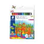 Set of 12 colors, felt-tip paint, stadler carton 325