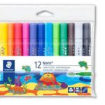 STAEDTLER Noris Triangular Fibre Tip Pen -­ Assorted 328-B WP12