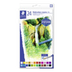 Staedtler Watercolour Crayons - Assorted Colours (Pack of 24)223 C24