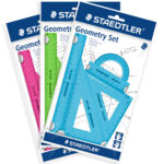 Geometry Set with 4 Pieces (4 Different Colors)569 PB4NFN