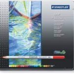 Staedtler Karat 125M24 Aquarell Colored Pencils In Metal Box - Set Of 24