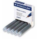 Staedtler marsmatic Drawing Ink Cartridges 745 R 00-9 Black
