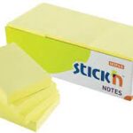 Stick'n - Pastel Yellow Notes - One Pad (Box of 12)