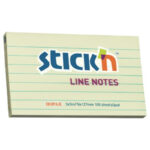 HOPAX Sticky Notes Line Notes Yellow – 7.6X12.7 Cm