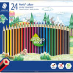 Staedtler Noris Colouring Pencils - Assorted Colours (Tin of 24