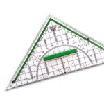 Aristotle's triangle, transparent, with a moving handle, MR