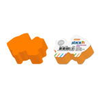 A piece of Boost It in the shape of a hoopax animal