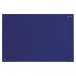Magnetic whiteboard, 90 x 120 cm, blue. Rexel 1903848