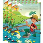 Notebook 100 sheets, page and page 16*22.5 mintra 93428