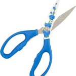 Medium metal scissors card printed shapes C 0024A