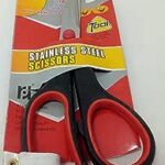 Large metal scissors card H235