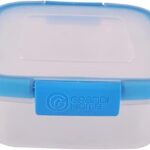 Hygenic food container square 1.5 liter blue
