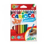Markers CARIOCA (Italy) "Joy", 24 colors, superspyware, ventilated cap, cardboard box 40615