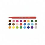 Markers CARIOCA (Italy) "Joy", 24 colors, superspyware, ventilated cap, cardboard box 40615 - Image 3