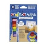 Carioca Acrylic Paint Set, 10 Colors, 45281