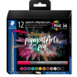 12-Color Premium Ink Pen Set 375C 12
