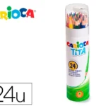 Carioca 24-colour wooden paint set 43341