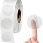 White Round Sticker Sheet, 10 mm, PL117020