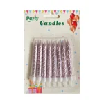 A typical spiral candle